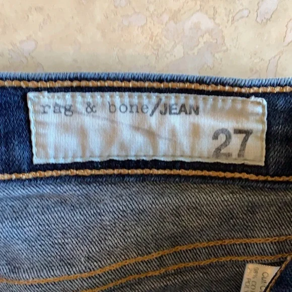 Rag and Bone Heritage Dark Blue Jeans - Picture 4 of 7